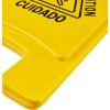 Plastic Bright Yellow Wet Floor Caution Sign